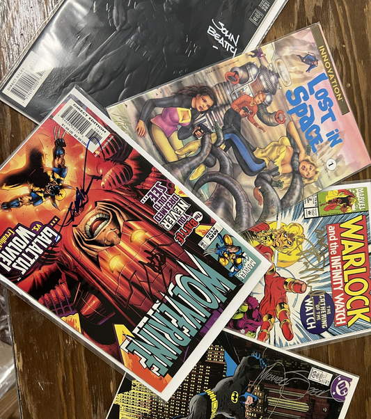 All Signed Books Comic Book Mystery Pack!